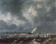 Jacob van Ruisdael View of Het Lj on a Stormy Day France oil painting artist